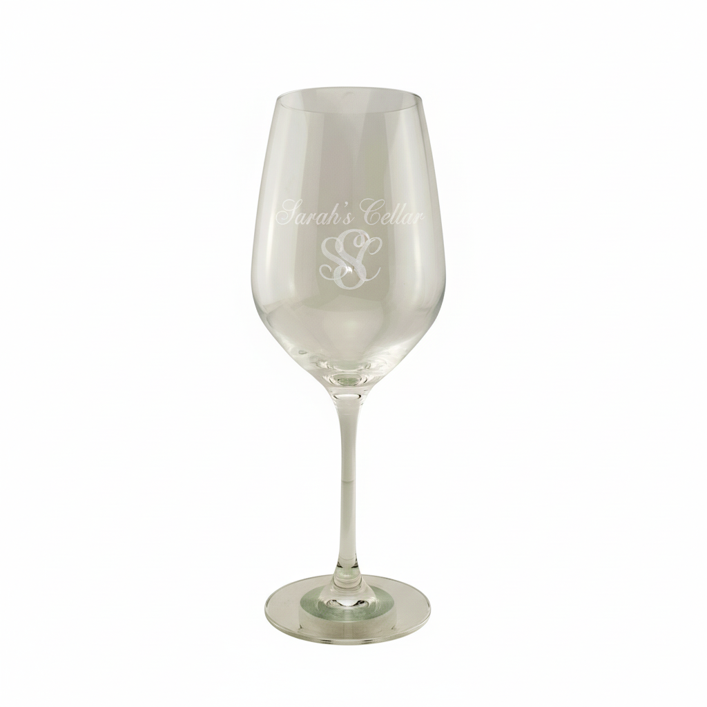 Persönliches Sekt, Wein, Bier oder Weizenbierglas