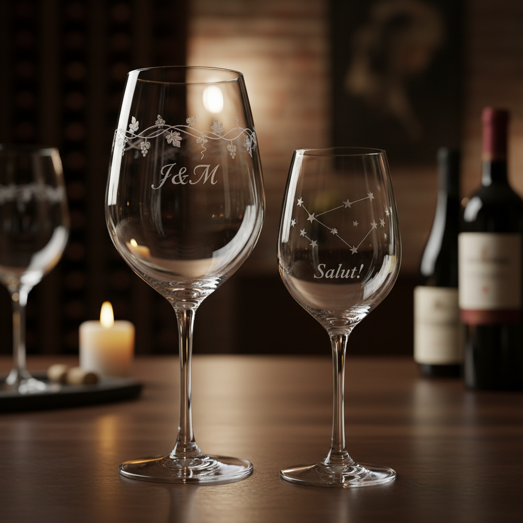Persönliches Sekt, Wein, Bier oder Weizenbierglas – Bild 2