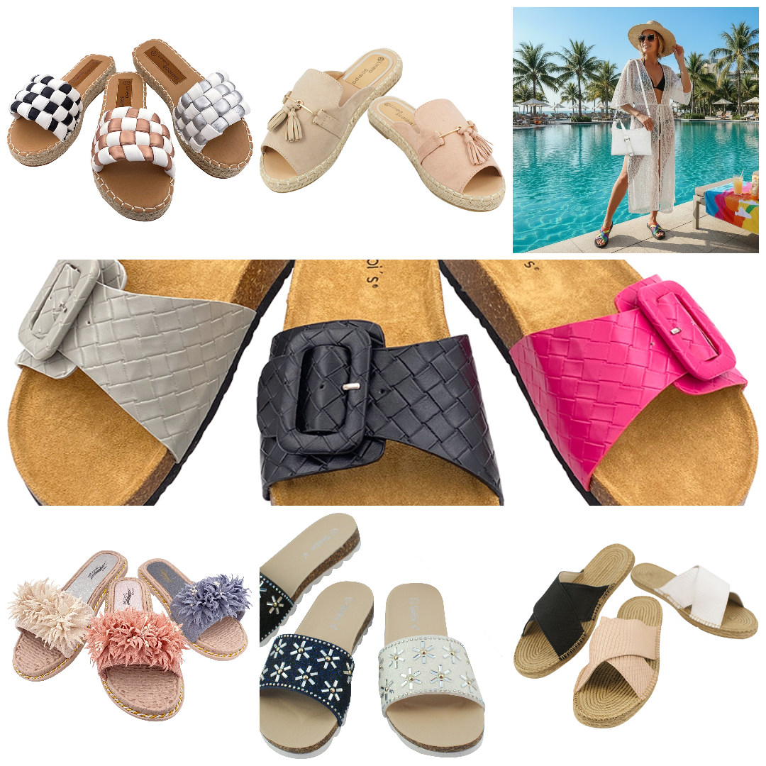 Großer Hebold24 Schuh-Ausverkauf: 2er-Überraschungspaket Überraschungspaket Flache Slides - Restposten(Über 50% Rabatt!) – Bild 2