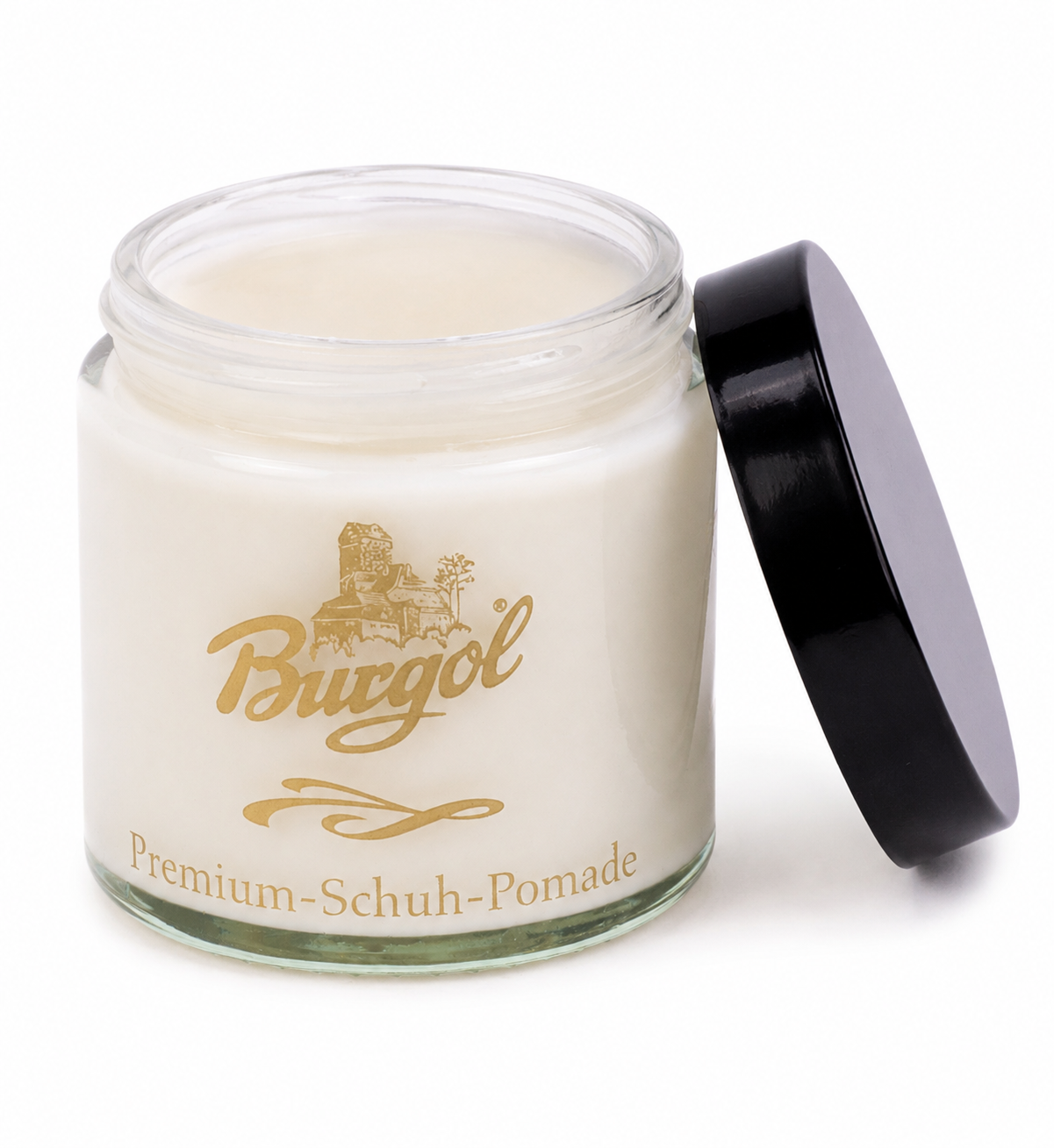 Burgol Premium Schuhpomade Farblos – Hochwertige Schuhcreme für Glattleder mit Carnaubawachs & Bienenwachs – Bild 2