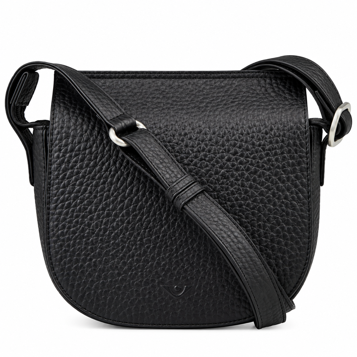 Voi leather design Hilka 22189 Damen Umhängetasche aus Leder mit Überschlag und Schlüsselfinder – Bild 4