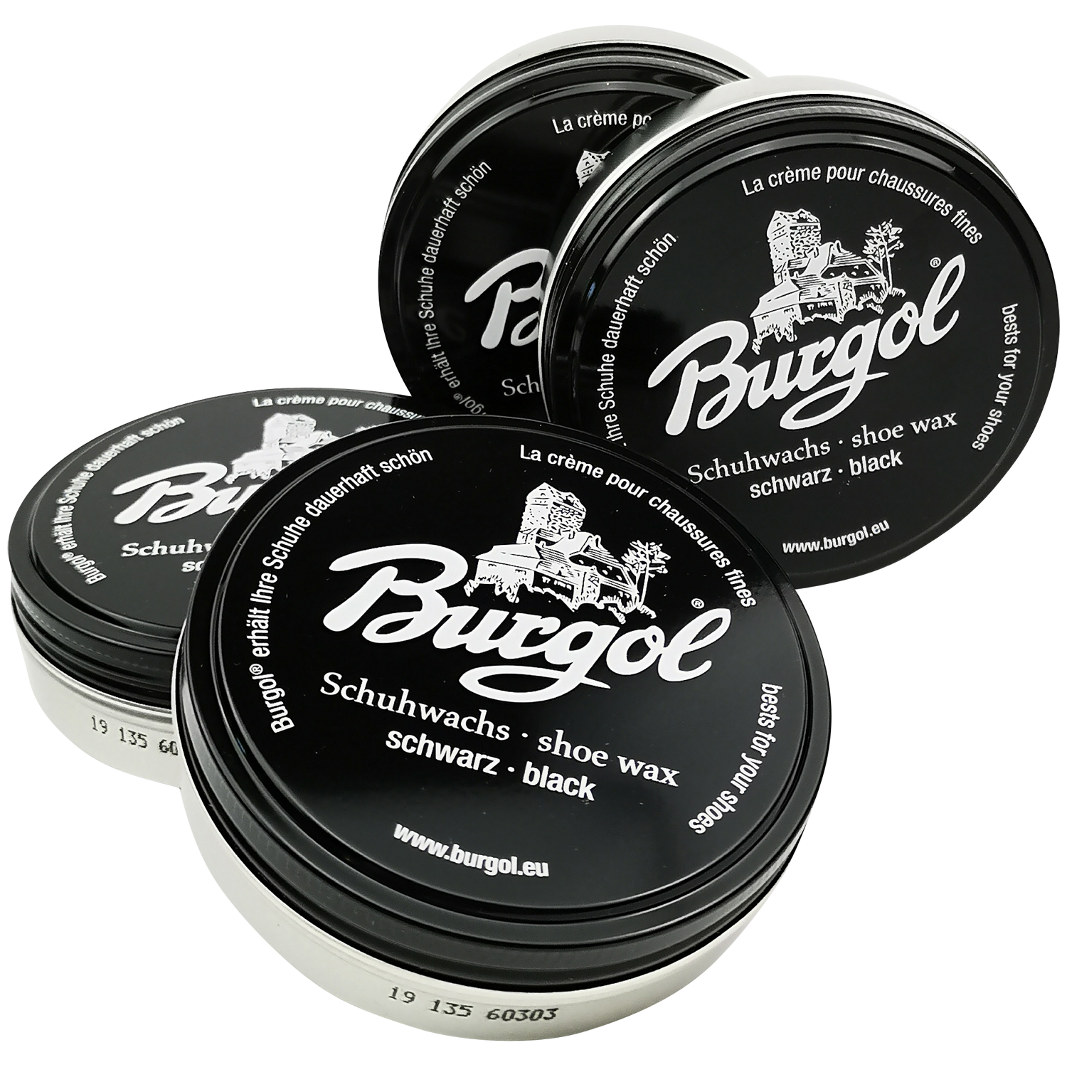 Burgol - Schuhpflegesets mit Schuhwachs - shoe wax 100 ml Blechdose – Bild 30