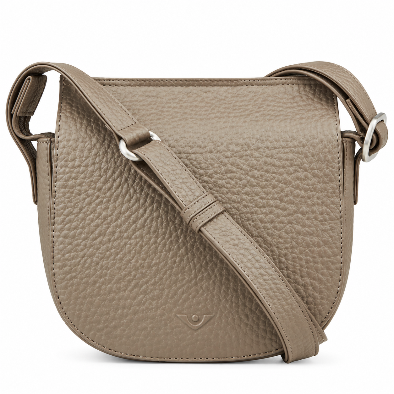 Voi leather design Hilka 22189 Damen Umhängetasche aus Leder mit Überschlag und Schlüsselfinder – Bild 2
