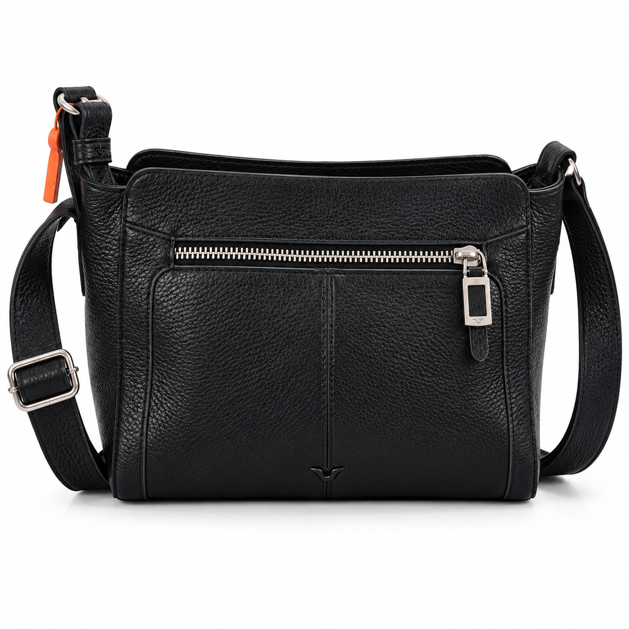 VOI Leather Design Umhängetasche Cosmopolitan Leder schwarz 23 cm kleine Schultertasche